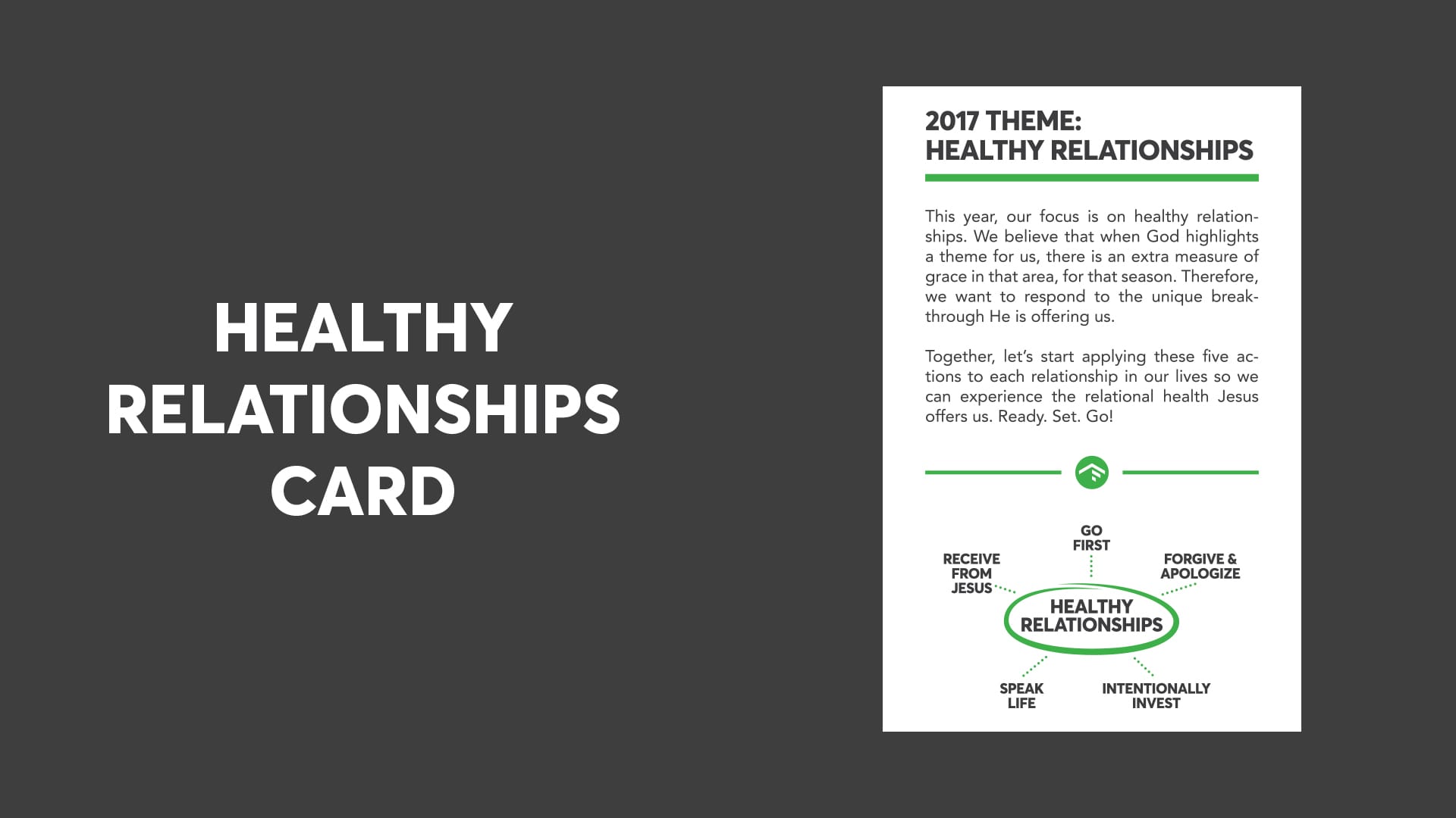 Healthy Relationships Card