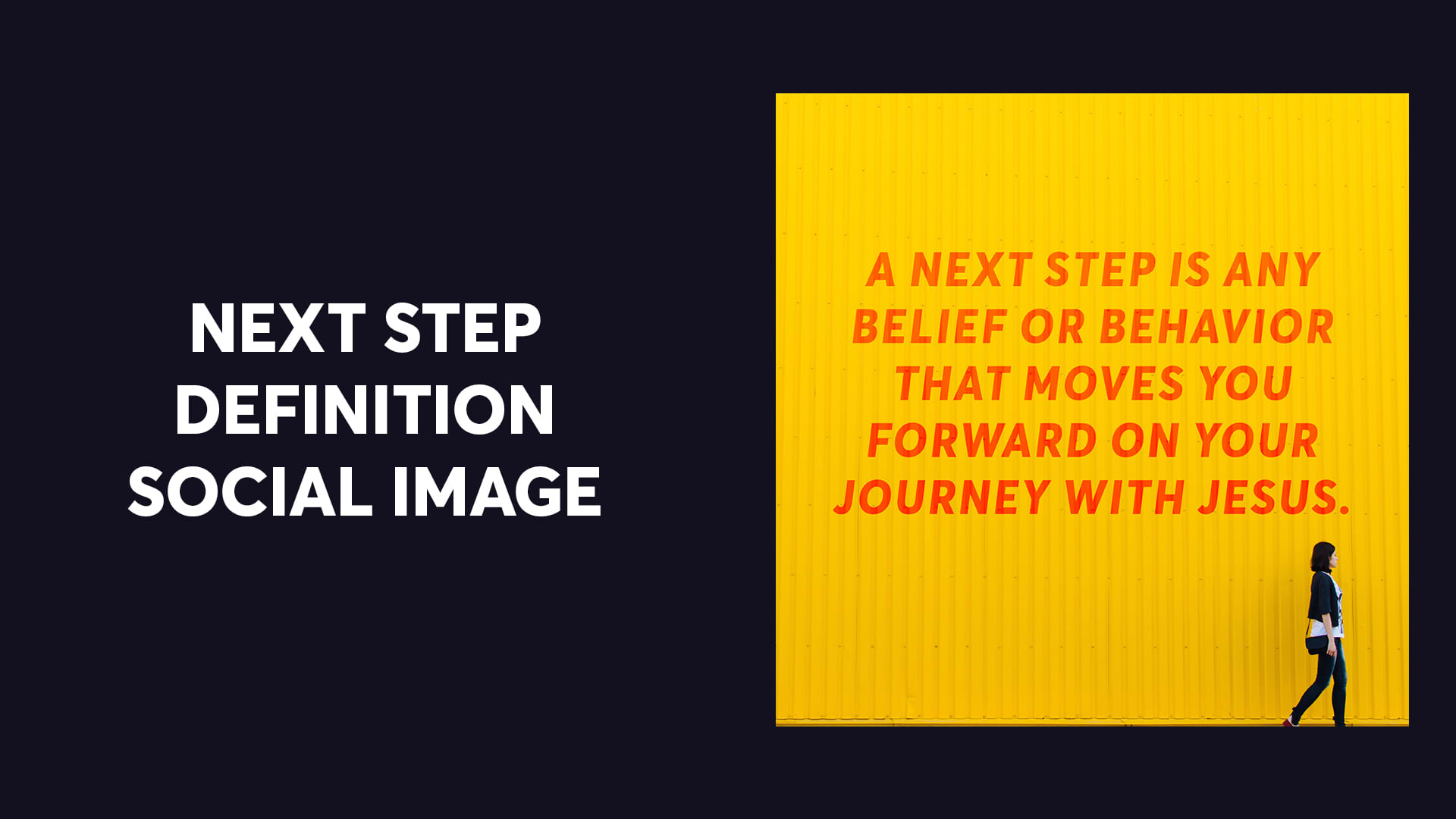 Next Step Definition Social Image