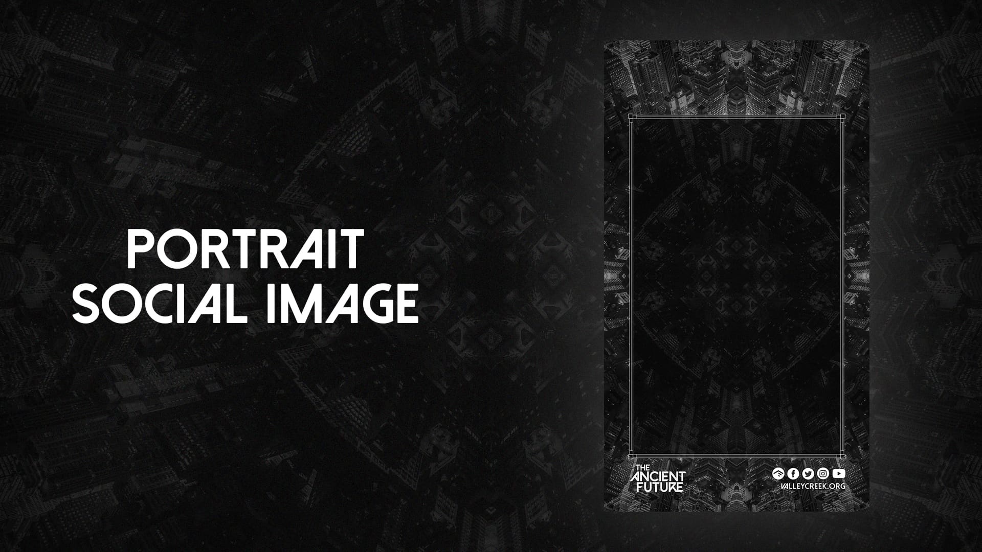 The Ancient Future Blank Portrait Social Image