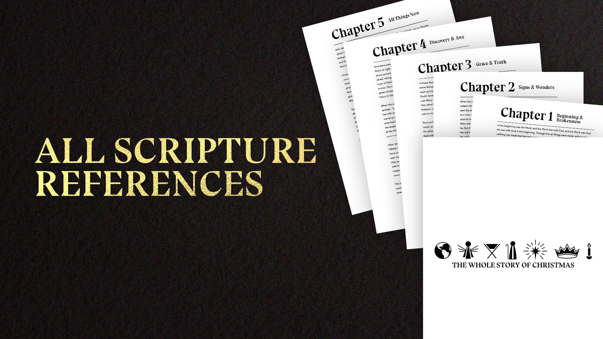 All Scripture References from The Whole Story of Christmas