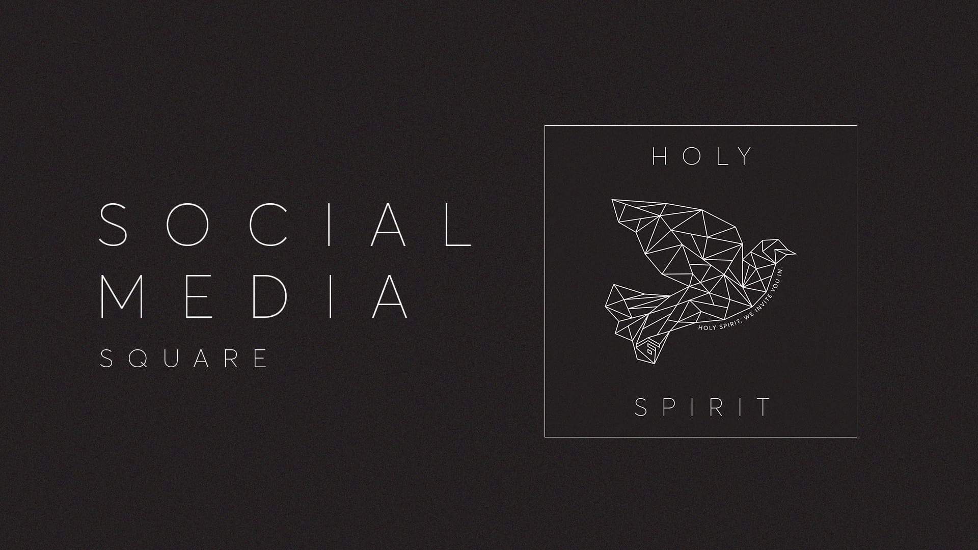 Holy Spirit Social Media Square