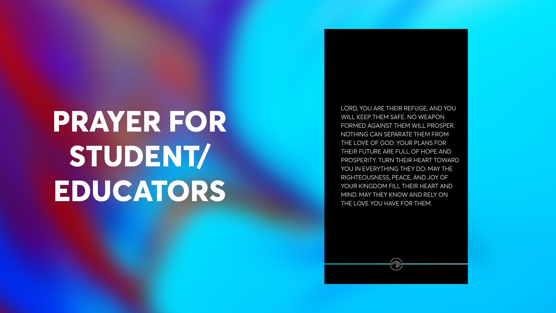 Prayer for Students/Educators