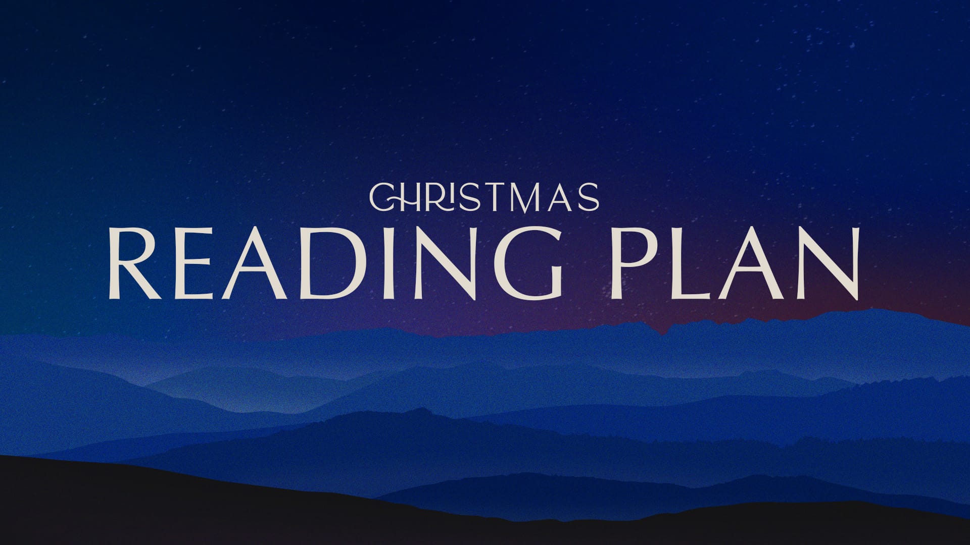 Christmas 2022 Reading Plan