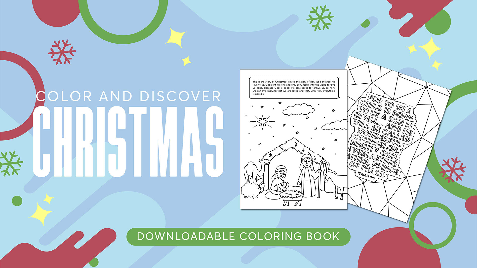Color and Discover Christmas