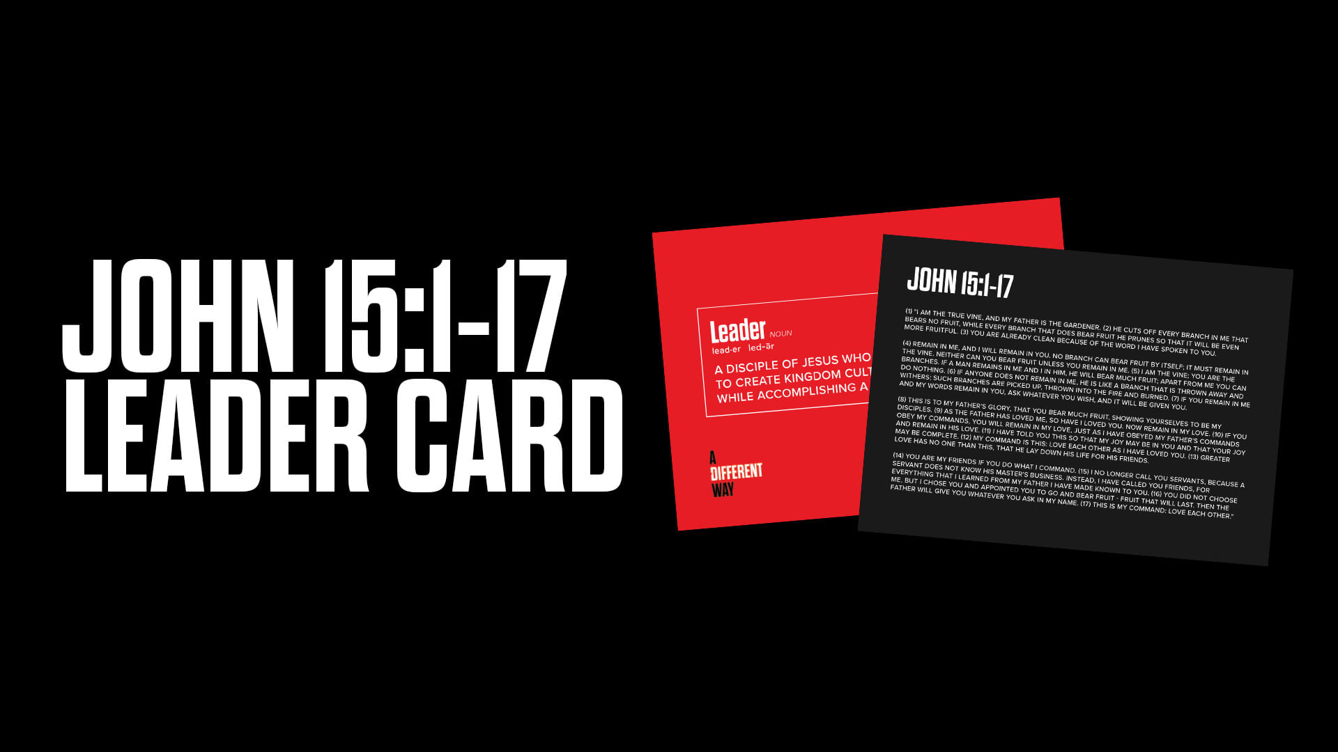 John 15:1-17 Leader Card