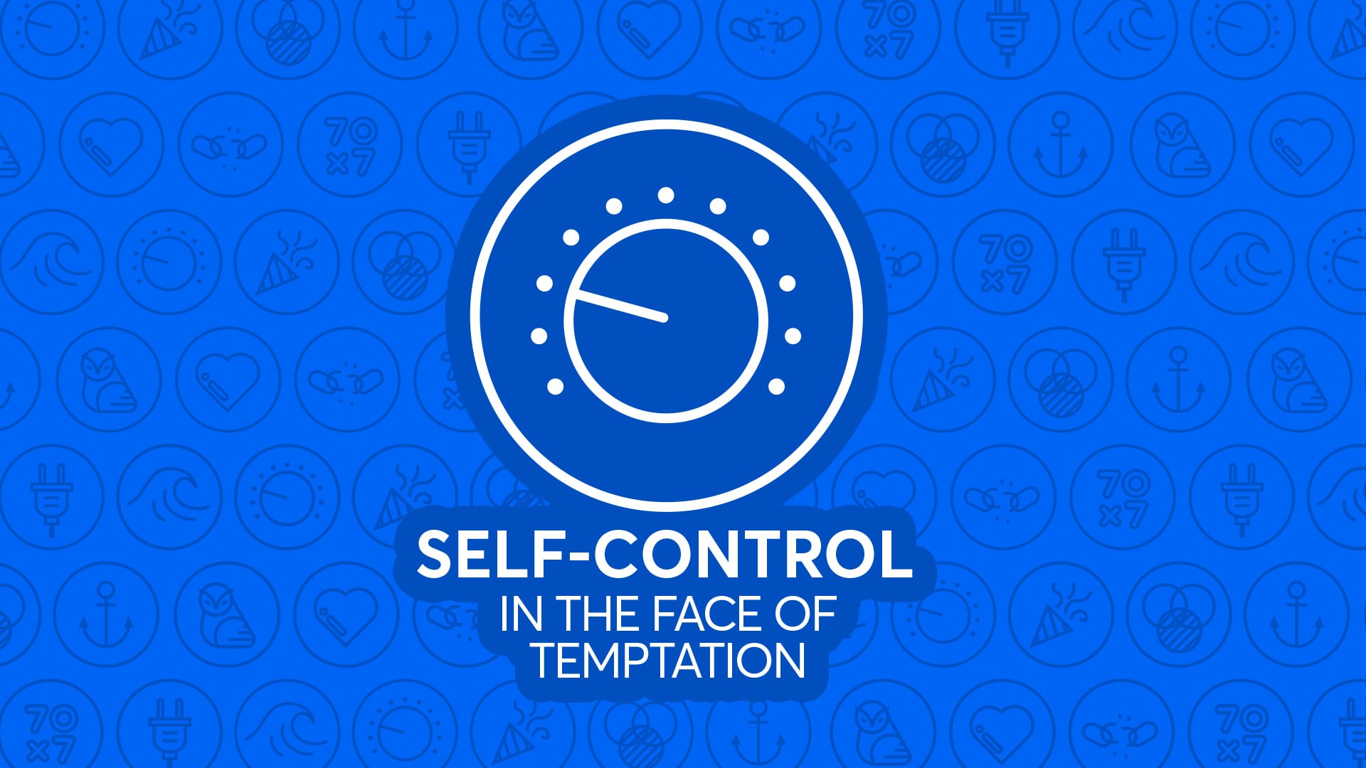 Self-Control In The Face Of Temptation