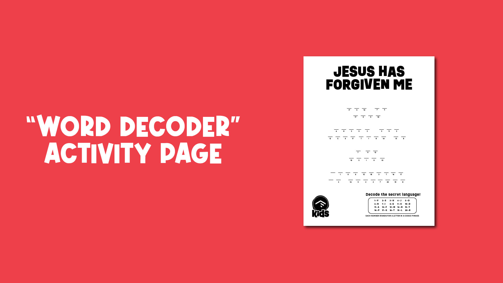 Word Decoder Activity Page