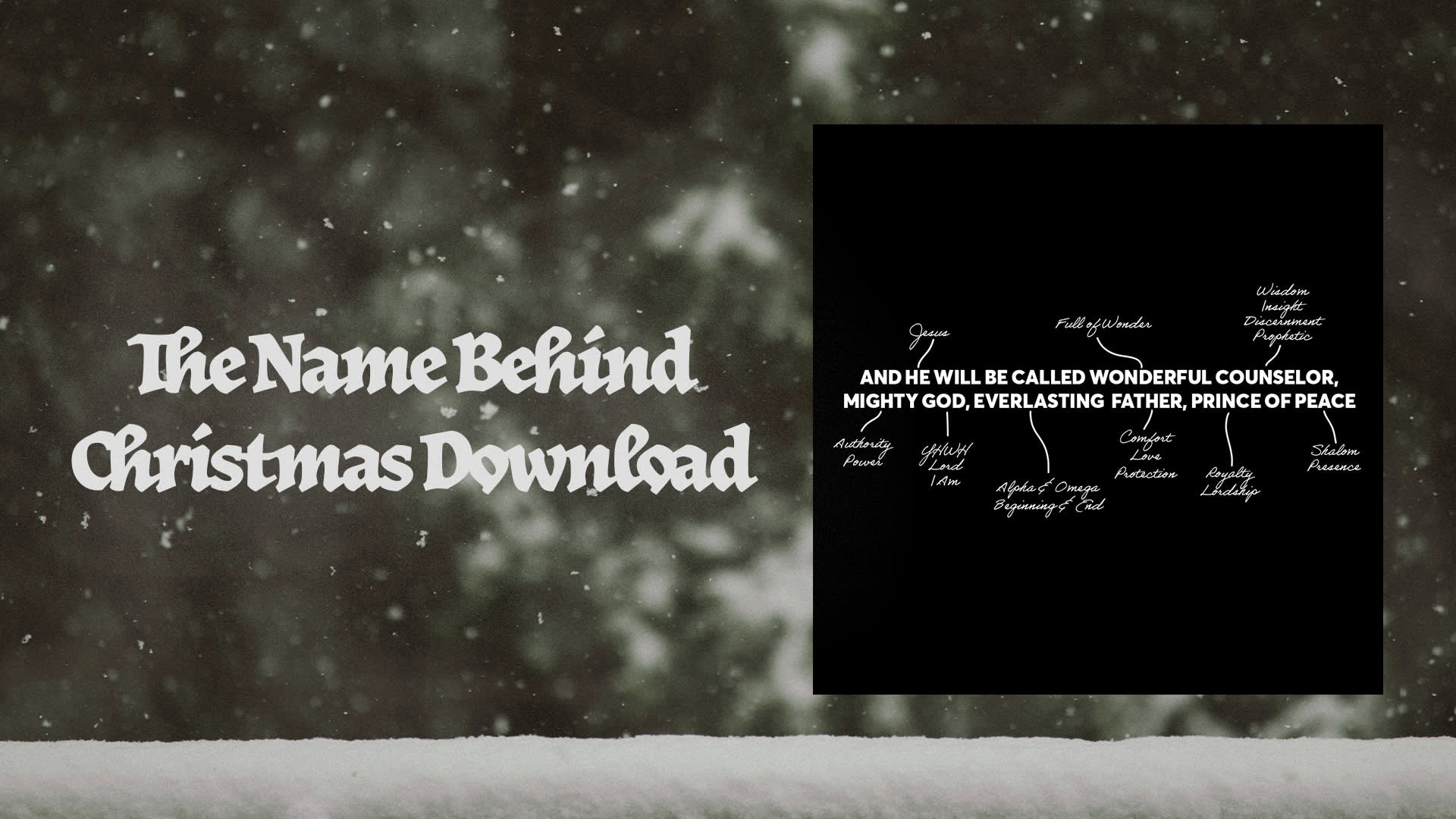 The Name Behind Christmas Download