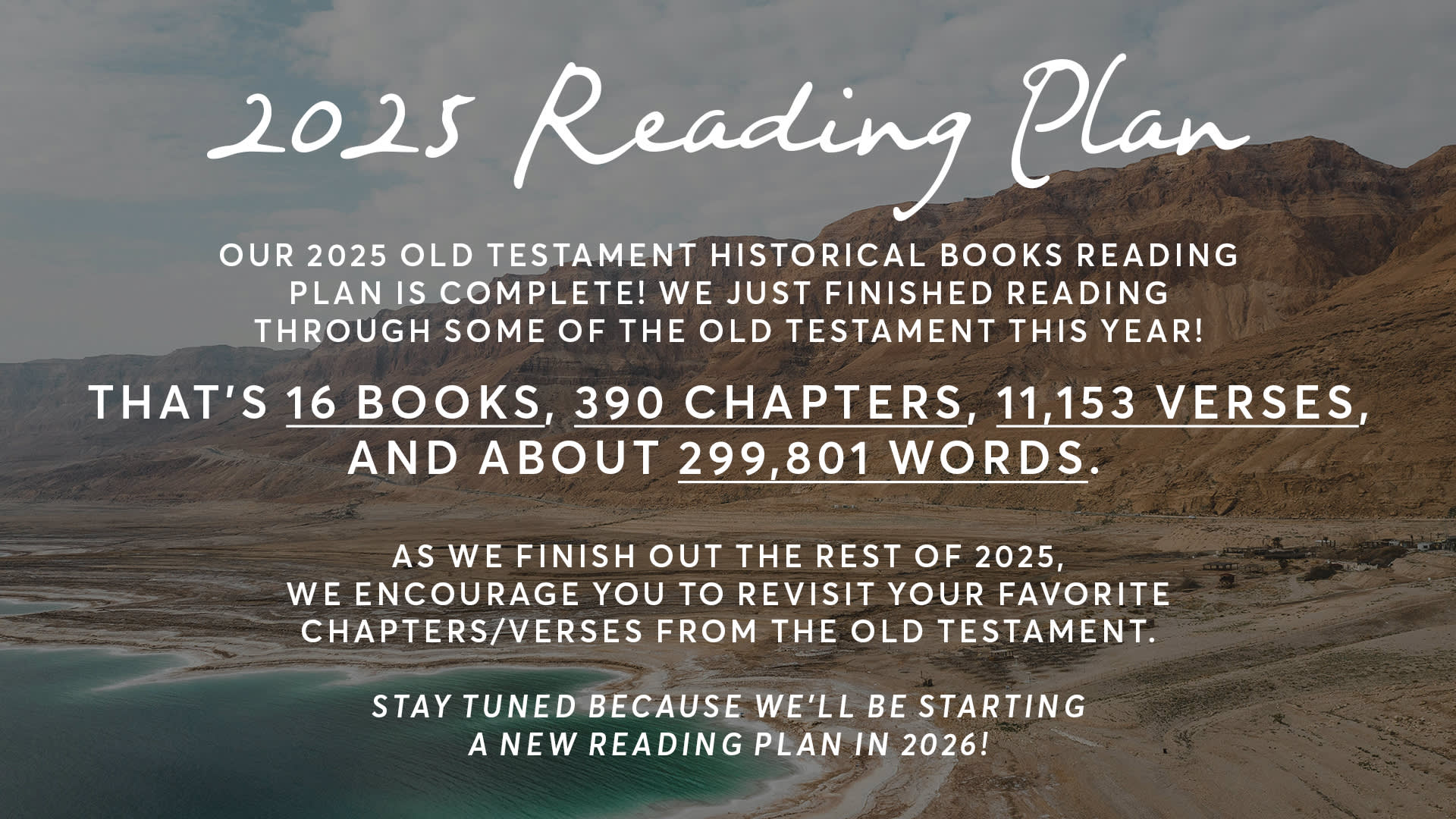 Old Testament Reading Plan Complete