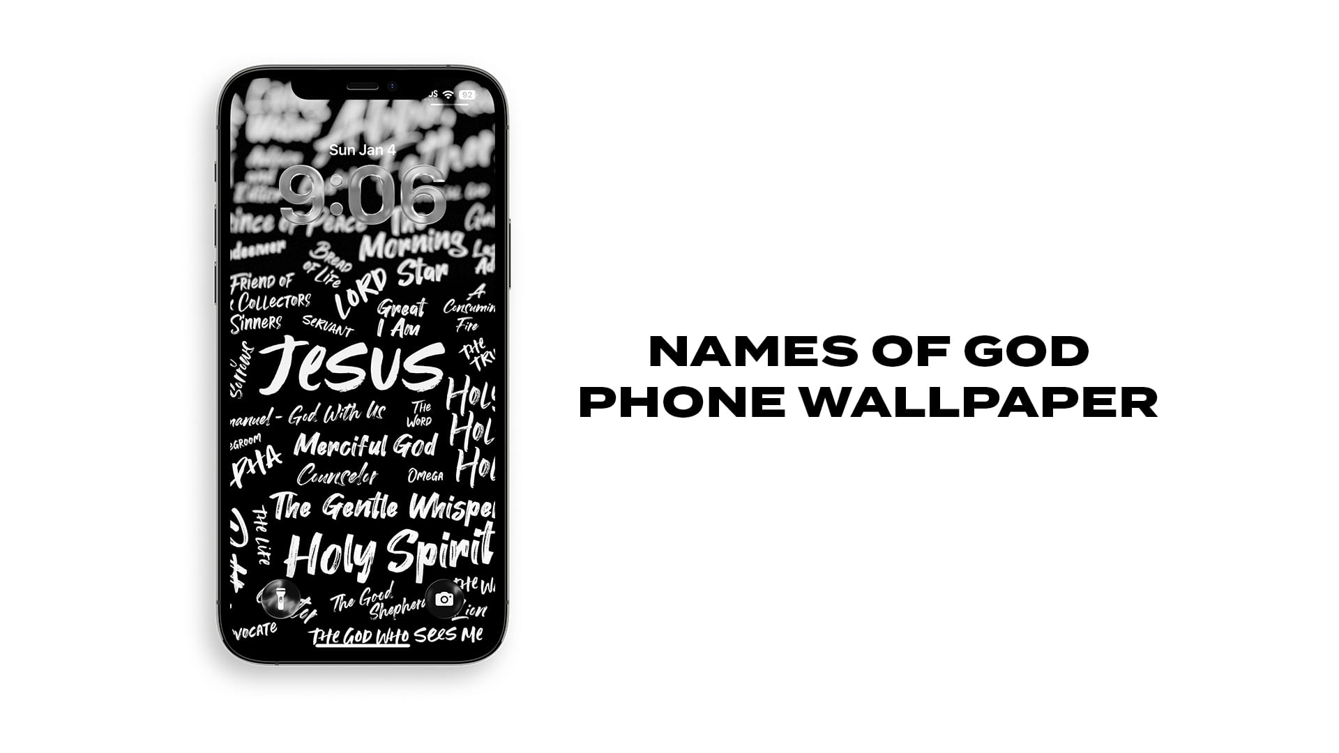 Names of God Phone Wallpaper