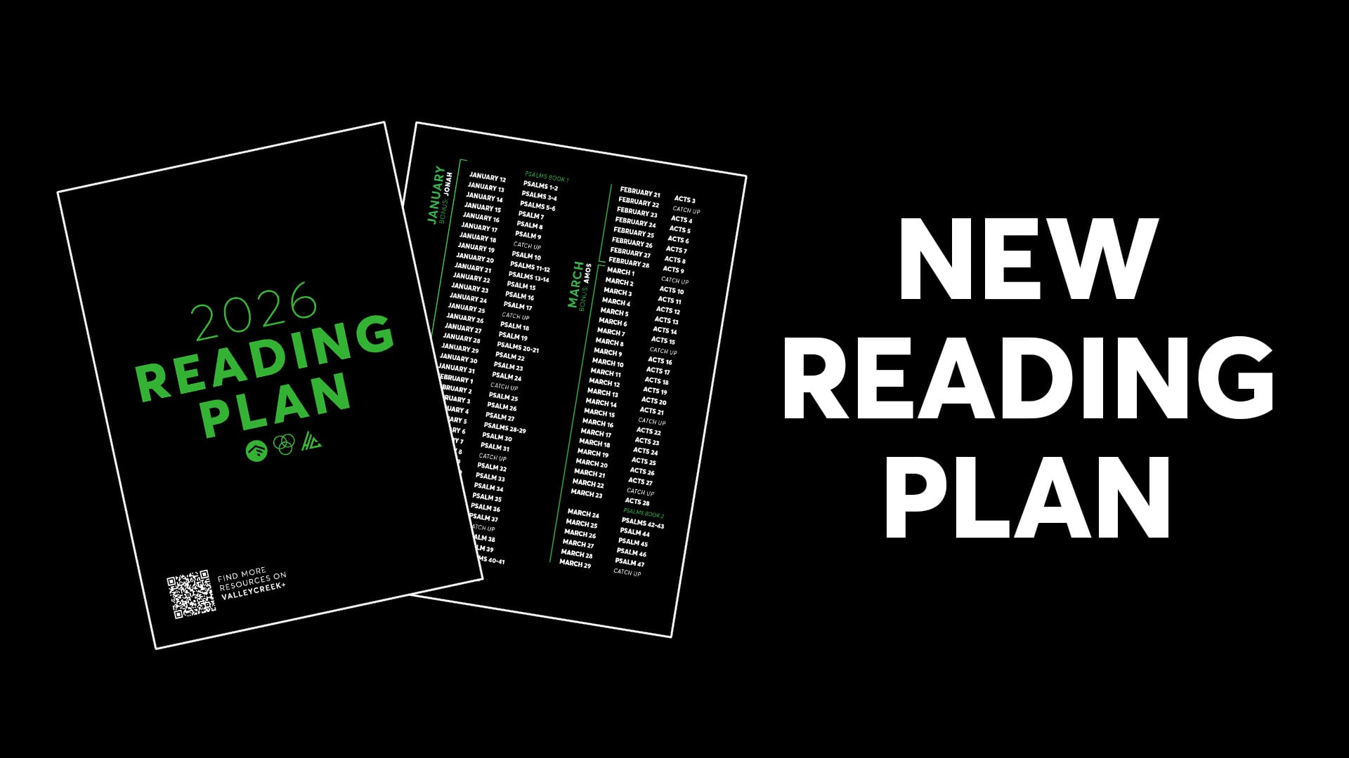 New Reading Plan Starts January 12