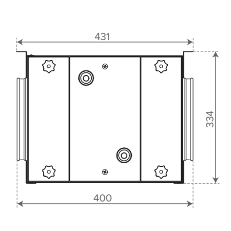 Vallox MLV Multi 200 kanalradiator, small image