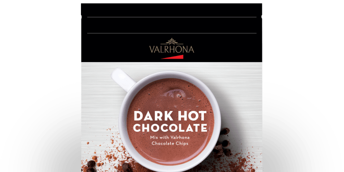 Dark Hot Chocolate Mix front packaging