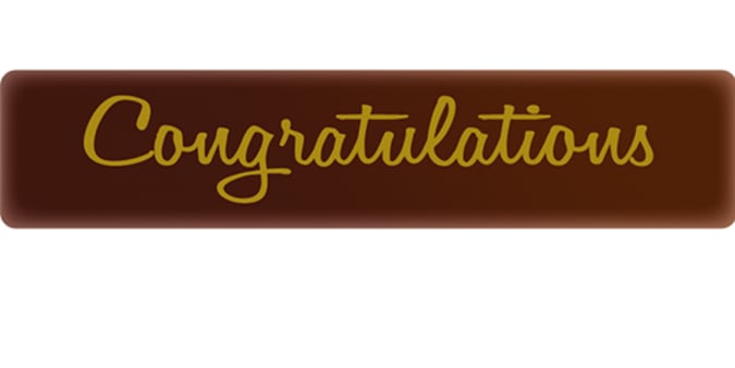 Congratulations rectangle