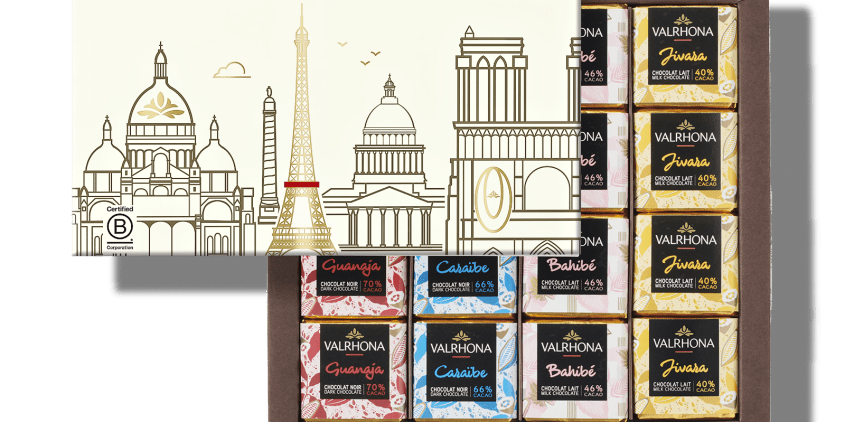 Destination gift boxes - chocolate Valrhona - Paris