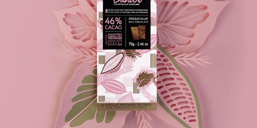 milk chocolate Bar Bahibé 46% | Valrhona Chocolate