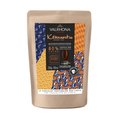 Chocolat noir à Pâtisser Komuntu 80%