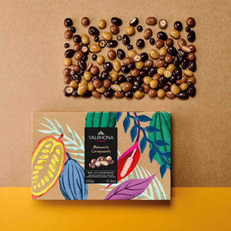 Les Moments Croquants - coffret cadeau Valrhona