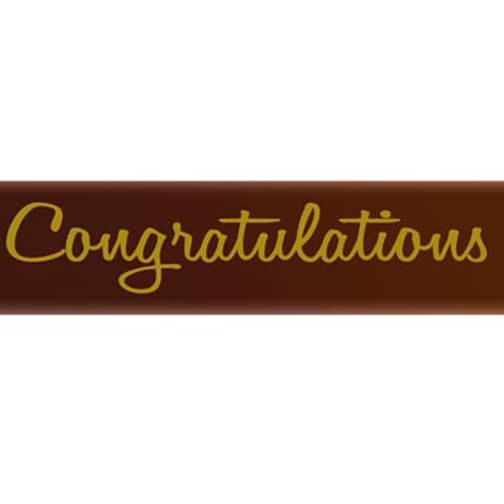 Congratulation rectangle