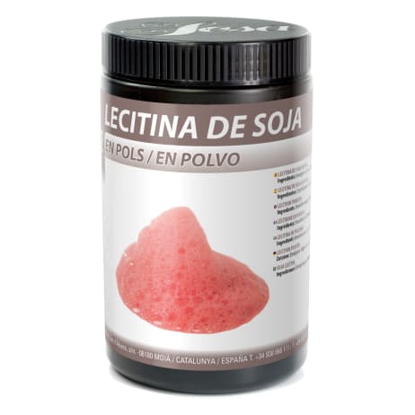 A powdered emulsifier made from soy.