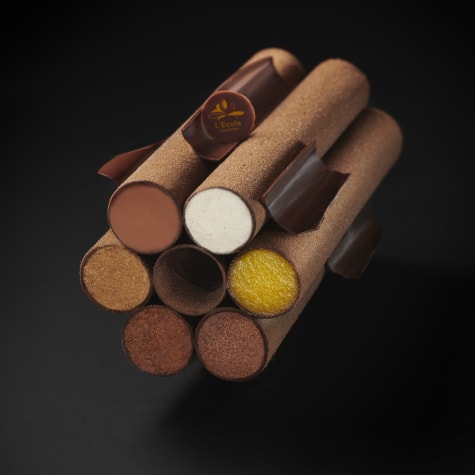 bûche de noel 2025 par l'école valrhona