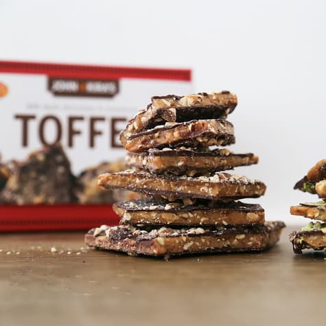 Pistachio toffee