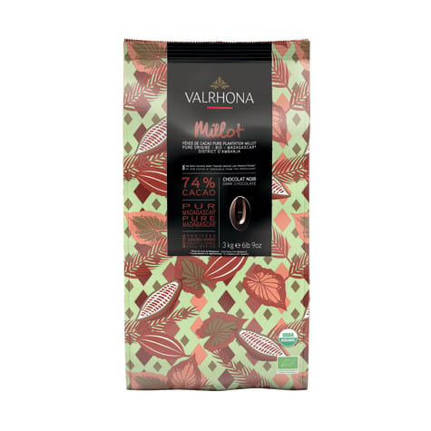 Millot chocolate packaging Valrhona