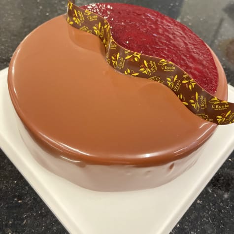 ILLANKA BEET ENTREMETS, an original recipe by Guillaume Roesz, L'École Valrhona Executive Pastry Chef, North America