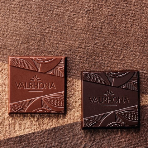 Carrés chocolat valrhona