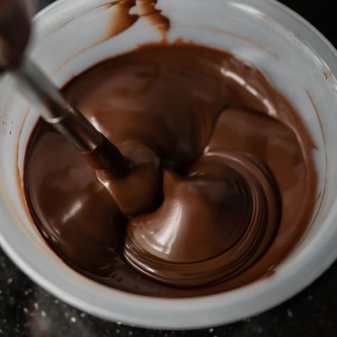 émulsion au chocolat
