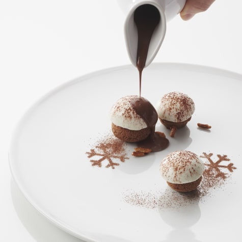 Snowflake Profiteroles