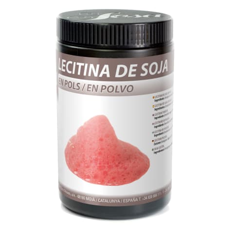 A powdered emulsifier made from soy.