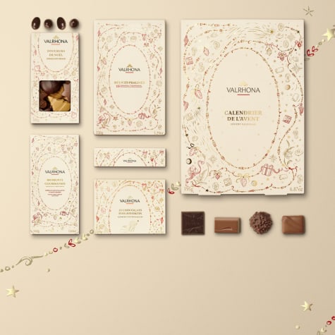 coffrets chocolats Noël valrhona