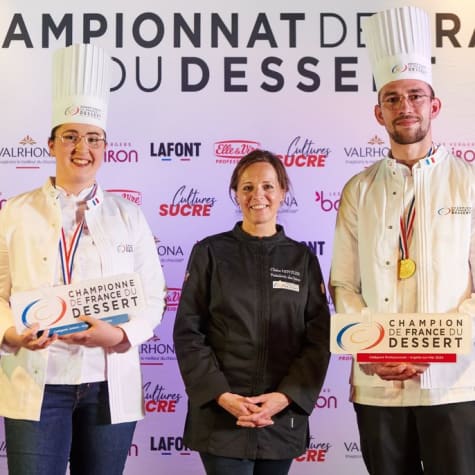 Alexandre LEGRAS et Marion WICKAERT Champions de France du Dessert 2024