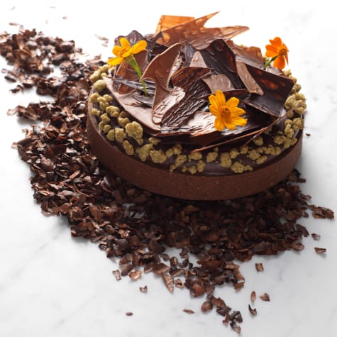 Tarte Humus by Claure Hetzler & l'Ecole Valrhona