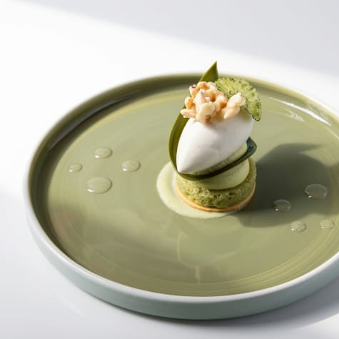 Everything Zen Matcha Plated Dessert