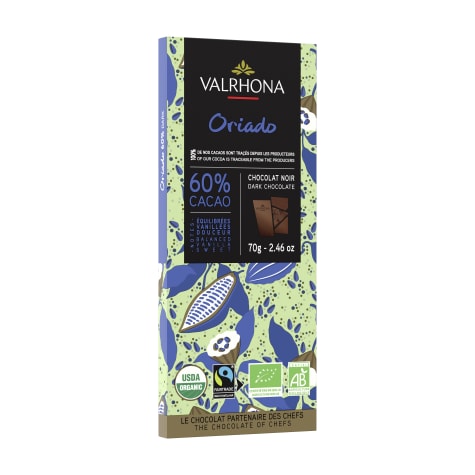 valrhona.com-Tableta puro origen Oriado 60%