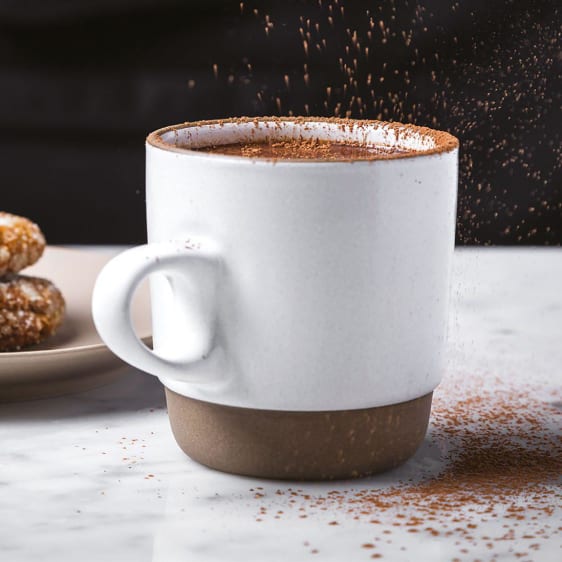 Dark Hot Chocolate Mix in Hot Recipe Drink