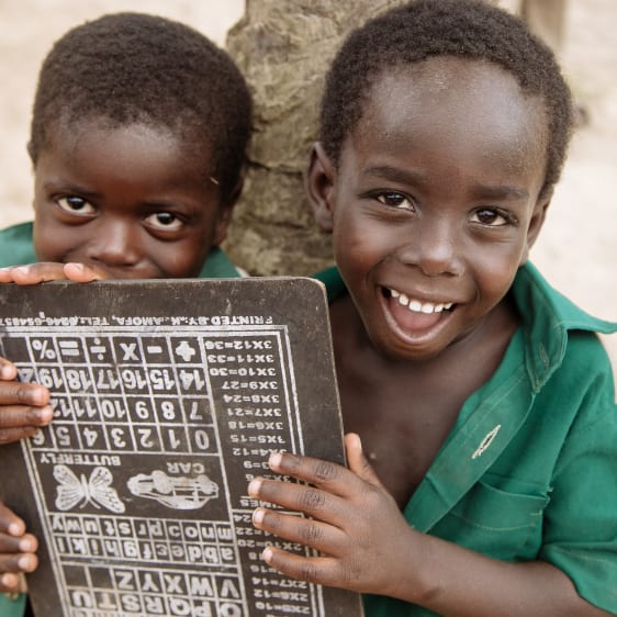 Enfants à l'école Ghana