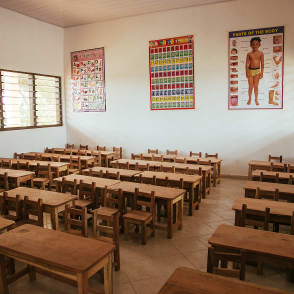 Renovierung einer Schule in Côte d'Ivoire