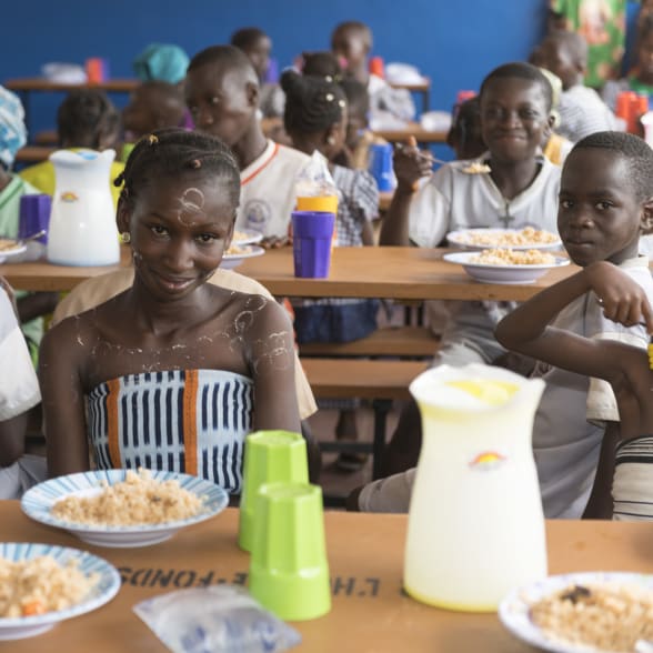 Création d'une cantine en Côte d'Ivoire