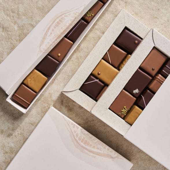 promesses bonbons de chocolat valrhona