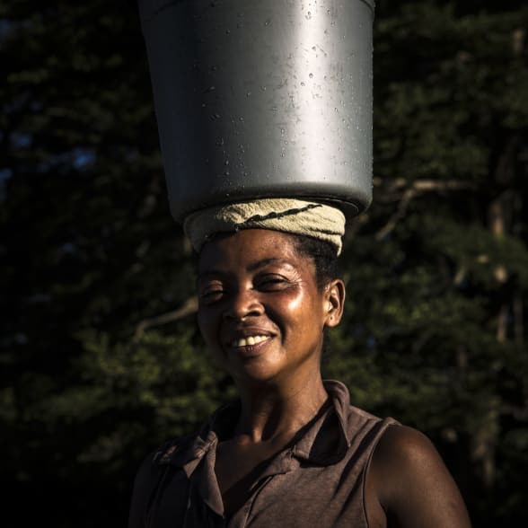 Femme malgache productrice de cacao Valrhona