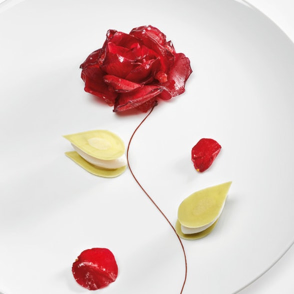 Postre Painted Rose