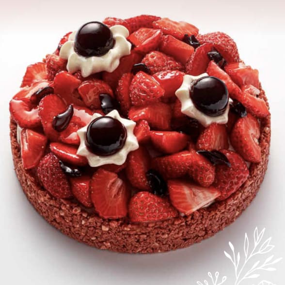 STRAWBERRY HIBISCUS DESSERT