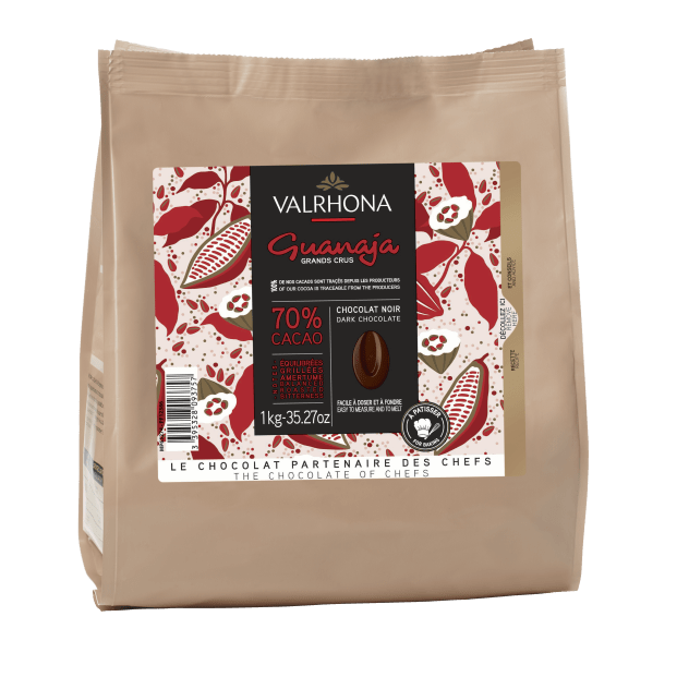 Carrés chocolat Jivara 1 kg Valrhona - Meilleur du Chef