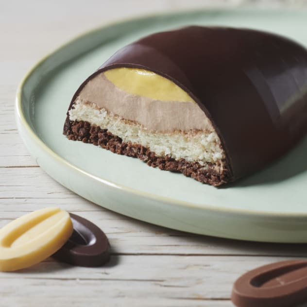 Dentelle - Valrhona Selection FR Recette dessert chocolat Dulcey