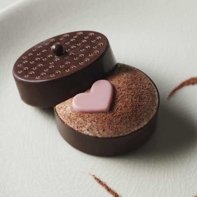 bombe de chocolat chaud - chocolat noir avec noisettes et marshmallows -  HEMA