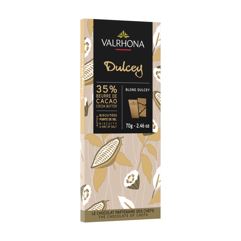 VALRHONA Blond DULCEY 35% Chocolate Bar