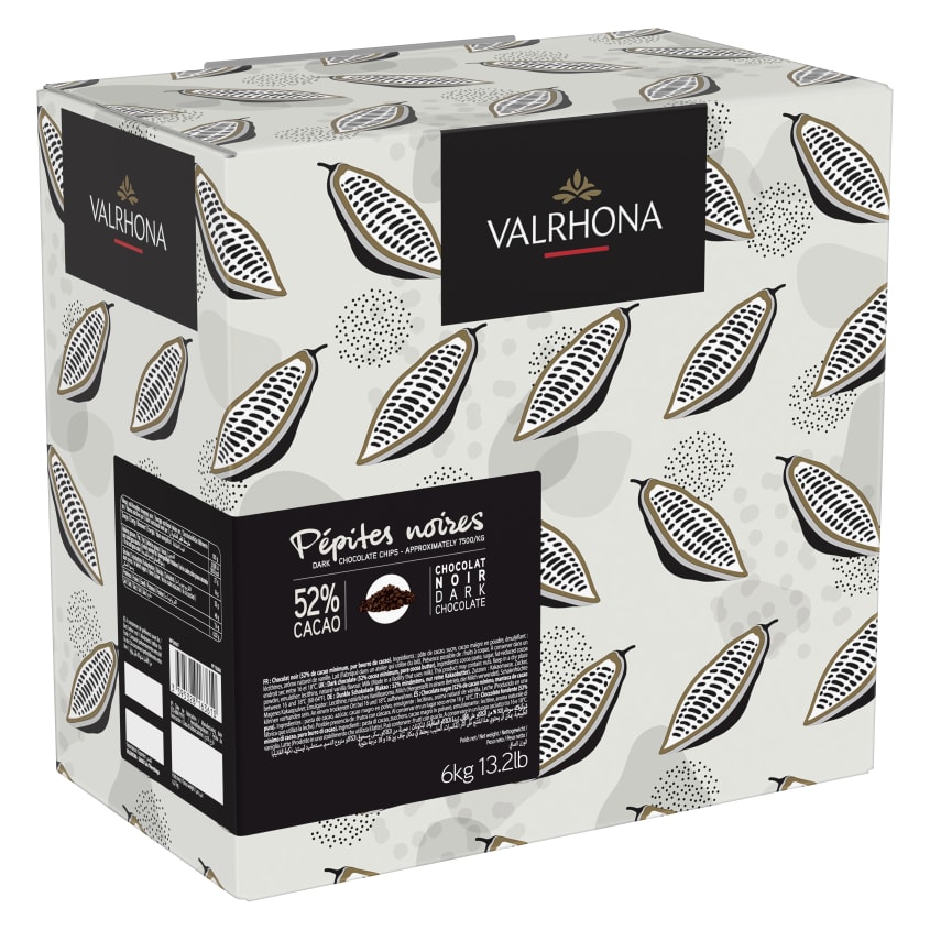 DARK CHOCOLATE CHIPS 52% | Valrhona